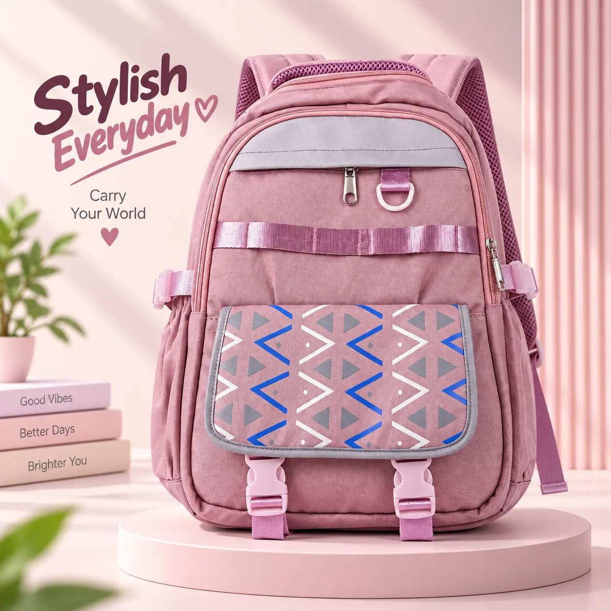JYaeVlwch3C2v52MX1On6JaZg2qHATEBpbUc40ZM.png Multi-Pocket Casual Backpack with Geometric Flap - Sohan Online Shop