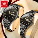 Olevs 5563 CHAIN WATCH –( Black ) For Women - Sohan Online Shop