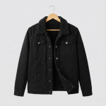Denim Sherpa Lined Jacket