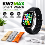 KW2 Max Smart Watch with Curve AMOLED-like Display, Gesture Control & Wireless Charging - Sohan Online Shop