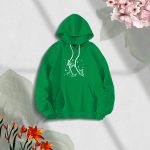 Ladies Comfortable butterflies glove-green winter hoodie