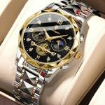 POEDAGAR 996 Luxury Man Luminous Chronograph Watch for Men Stainless Steel Men's Quartz Watches (Butterfly Lock) - Sohan Online Shop
