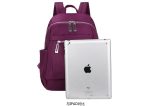 Nylon Backpack Durable Waterproof Casual Shoulder Bag (purple) - Sohan Online Shop