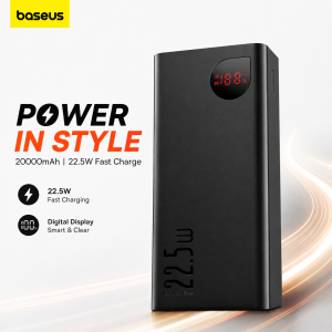 Baseus Adaman 20000mAh 22.5W Metal Power Bank - Sohan Online Shop
