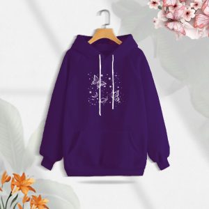 Ladies Comfortable Butterflies Glove winter hoodie - Sohan Online Shop