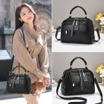 Huinian XR998-80 High-End Women's Large Capacity Commuting Handbag (Black) - Sohan Online Shop