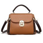 Fashion Shoulder For Women Ladies Crossbody Hand Bags Luxury Purses And Handbags New (Brown)