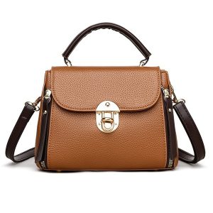 Fashion Shoulder For Women Ladies Crossbody Hand Bags Luxury Purses And Handbags New (Brown) - Sohan Online Shop
