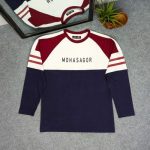 Men's Contrast Design T-Shirt- Navy - Sohan Online Shop