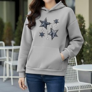 Ladies Comfortable Printed Winter Hoodie - Sohan Online Shop