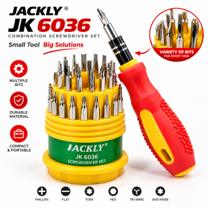 JACKLY JK-6036 31-in-1 Precision Screwdriver Set - Sohan Online Shop