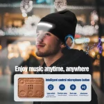 M1-BTD3 Rechargeable LED Light Beanie Hat - Sohan Online Shop