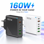 160W Super Fast Multi-Port GaN Charger with 6-in-1 Power Delivery - Sohan Online Shop