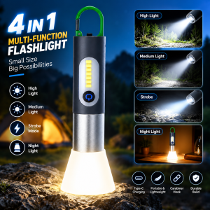 ALLYES LED Rechargeable Tactical Flashlight - Sohan Online Shop