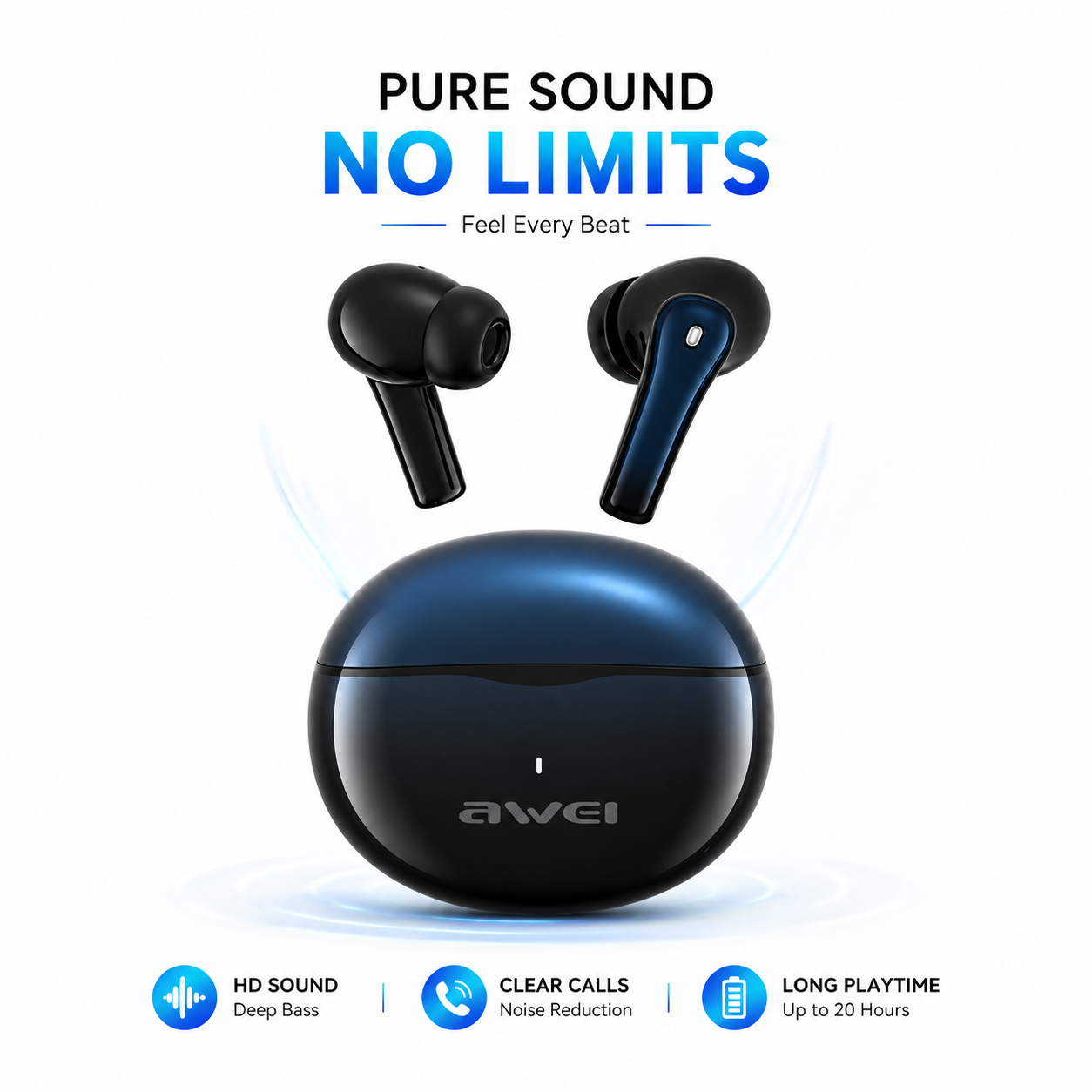 OWDpKzz2sLMymaPsmL18tzKCNW2SyzQO3lM2o4U5.png Awei T62 True Wireless Earbuds - Sohan Online Shop