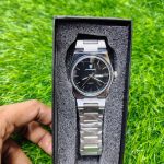 POEDAGAR 930 Men's New Luxury Luminous Date Week Stainless Steel Quartz Watch For Men (Butterfly Lock) - Sohan Online Shop
