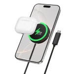 Hoco CW63 Pro Qi2.2 Ultra-Thin Magnetic Wireless Charger - Sohan Online Shop