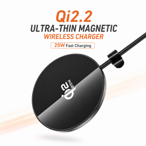Hoco CW63 Pro Qi2.2 Ultra-Thin Magnetic Wireless Charger - Sohan Online Shop