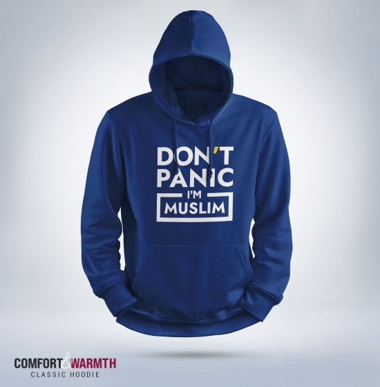 QjNBQ4JiEkJ7ZHnGPIGErcIPlEU4RDroFLbL0d2y.jpg Don't Panic Islamic Hoodie Royal Blue - Sohan Online Shop