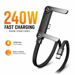240W 5A Fast Charging & Sync USB-C to USB-C Cable - Sohan Online Shop