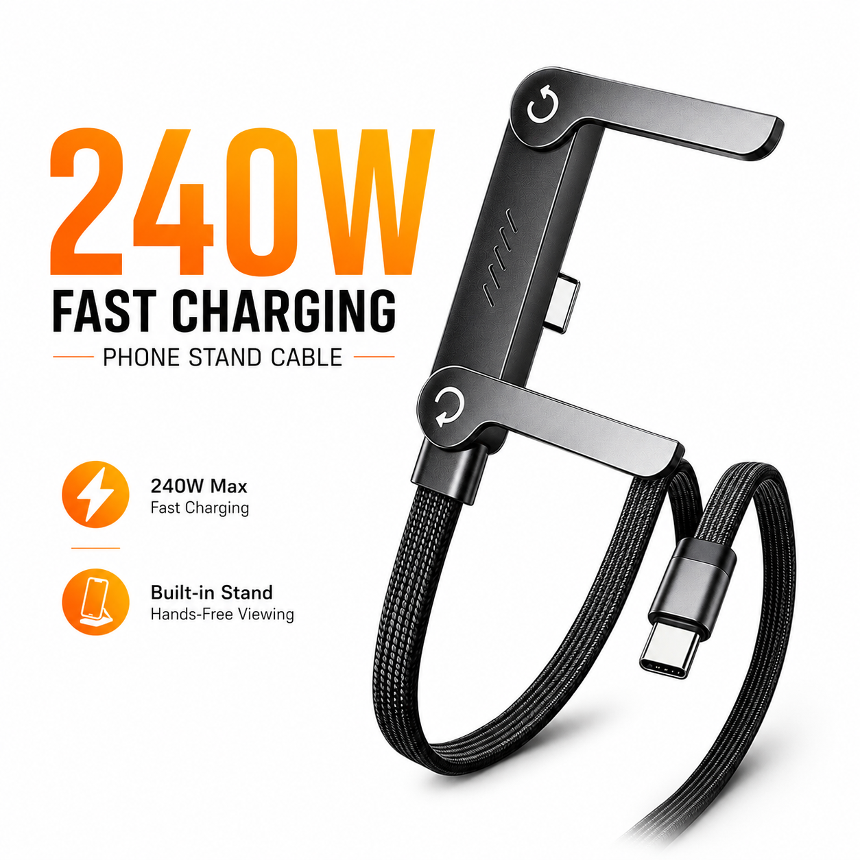 240W 5A Fast Charging & Sync USB-C to USB-C Cable - Sohan Online Shop