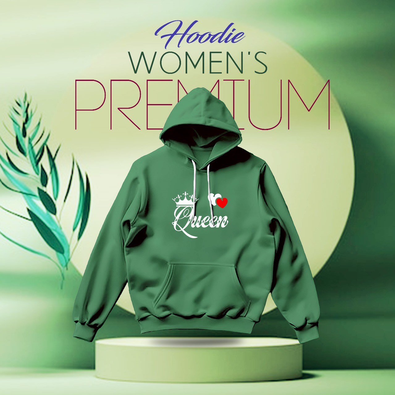 RTUbuiPouQCMrktg37fEcDmIj5o8LKuyGdecGzyf.jpg Ladies Comfortable Queen2-Green winter hoodie - Sohan Online Shop