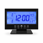 Digital LCD Clock with Calendar, Temperature Sensor, Alarm for Table and Study Desk - Sohan Online Shop