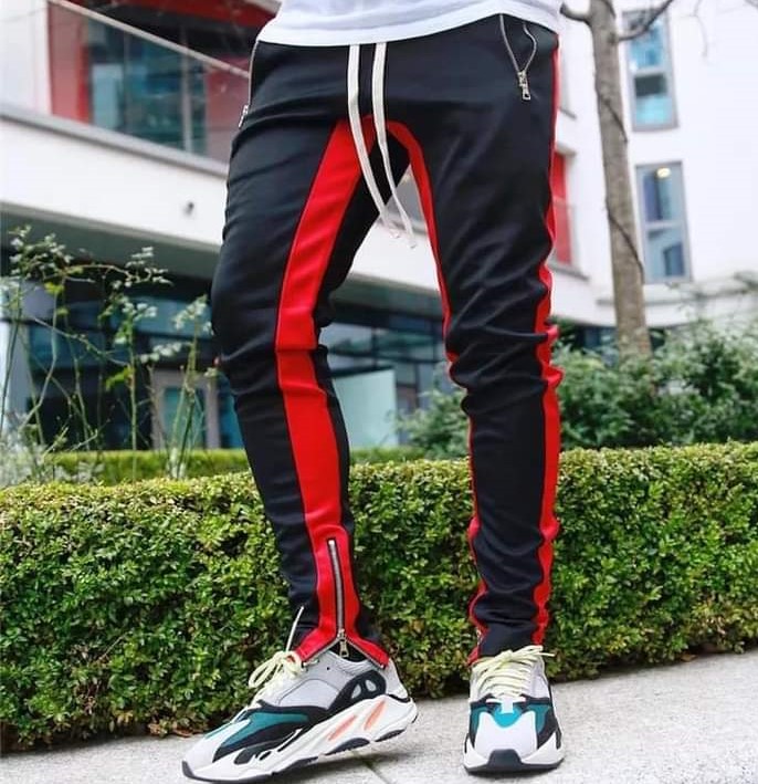SMso1qHQ5pgUItWQoIAj7JKGWAGlvw1oeemBuRyz.jpg Men's Casual Sweatpant Trouser Black Red - Sohan Online Shop