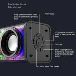 V8 Transparent Mechanical TWS Wireless Bluetooth Speaker - Sohan Online Shop