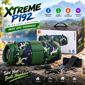 XTREME P192 Portable Wireless Waterproof Bluetooth Speaker - Sohan Online Shop