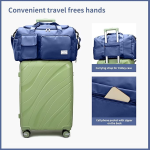 Fashionable Large Capacity Travel & Gym Bag (Blue) - Sohan Online Shop
