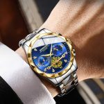 BINBOND B1236 Brand Fashion Tourbillon Dial Quartz Watches Men’s Luxury Stainless Steel - Sohan Online Shop