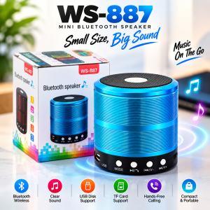 WS-887 Portable Wireless Mini Bluetooth Speaker - Sohan Online Shop