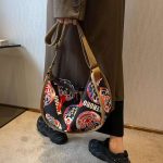 Messenger Shoulder Tide Bag (Black & Brown) - Sohan Online Shop