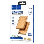 Hoco Q34 Magnetic 10000 mAh Wireless Charging Power Bank. - Sohan Online Shop