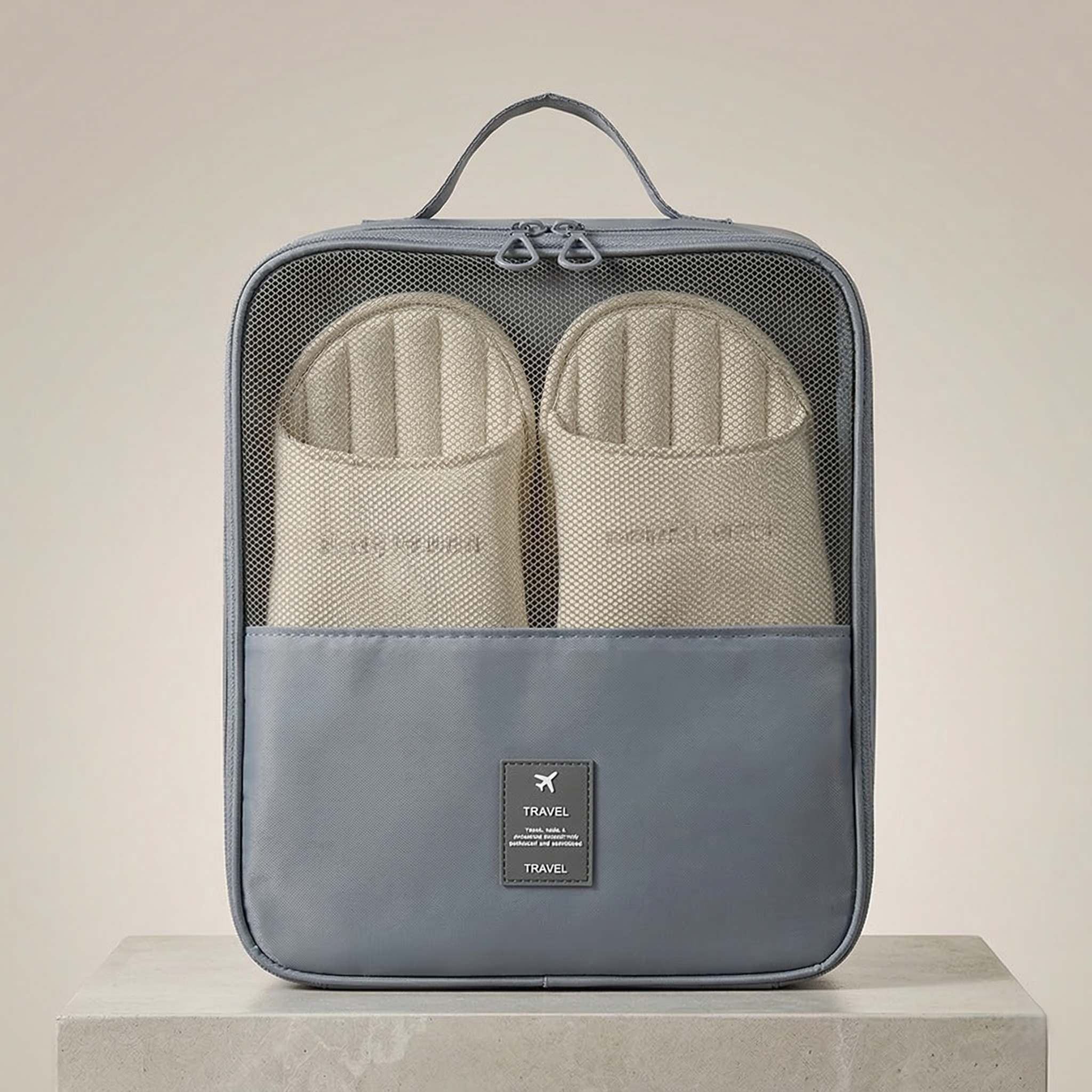 Waterproof Travel Shoe Bag – Foldable Dustproof Storage Pouch, 30×22×15 cm 3D Spacious Design