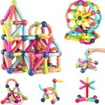 Big Size Magnetic Building Blocks Kid Toy Set Montessori Educational Magnetic Stick Building Bricks Construction Funny Toy Gift 36 pcs - Sohan Online Shop