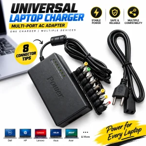 Universal Laptop Charger Multi-Port AC Adapter - Sohan Online Shop