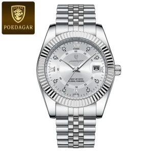 Poedagar 910 Model Fashion Watch for Men IPG Colour - Sohan Online Shop