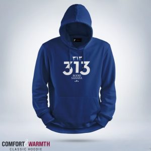 313 Bodri Sahaba Islamic Hoodie Royal Blue - Sohan Online Shop