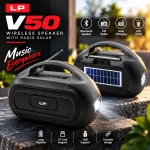 LP-V50 Portable Wireless Bluetooth Speaker with Solar Charging - Sohan Online Shop