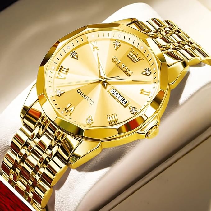 YWExxpXR2GtdNo7chJhonv0ooFc8IgznrIFuir20.jpg OLEVS 9931G New Exclusive Design Quartz Watch for Men( Full Golden) - Sohan Online Shop