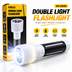 2-in-1 Rechargeable Double Light Torch & Reading Table Lamp - Sohan Online Shop