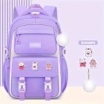 Ergonomic Waterproof Kids School Backpack (Purple) - Sohan Online Shop