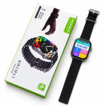 KW2 Max Smart Watch with Curve AMOLED-like Display, Gesture Control & Wireless Charging - Sohan Online Shop