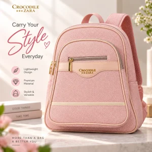 Premium Textured Synthetic Leather Backpack - Sohan Online Shop