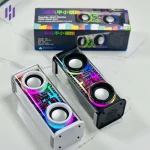 V8 Transparent Mechanical TWS Wireless Bluetooth Speaker - Sohan Online Shop
