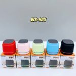 WSTER WS-903 Colorful Lighting Mini Wireless Speaker - Sohan Online Shop