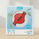 UFK 3-in-1 Retractable Super Fast Charging Cable (A031) - Sohan Online Shop