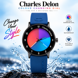 Charles Delon Waterproof Color-Changing Dial Watch for Him & Her - Sohan Online Shop